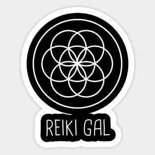 Reiki Gal | Chakra Qi Crystals Sticker